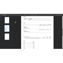 Digital invoice for Takepos