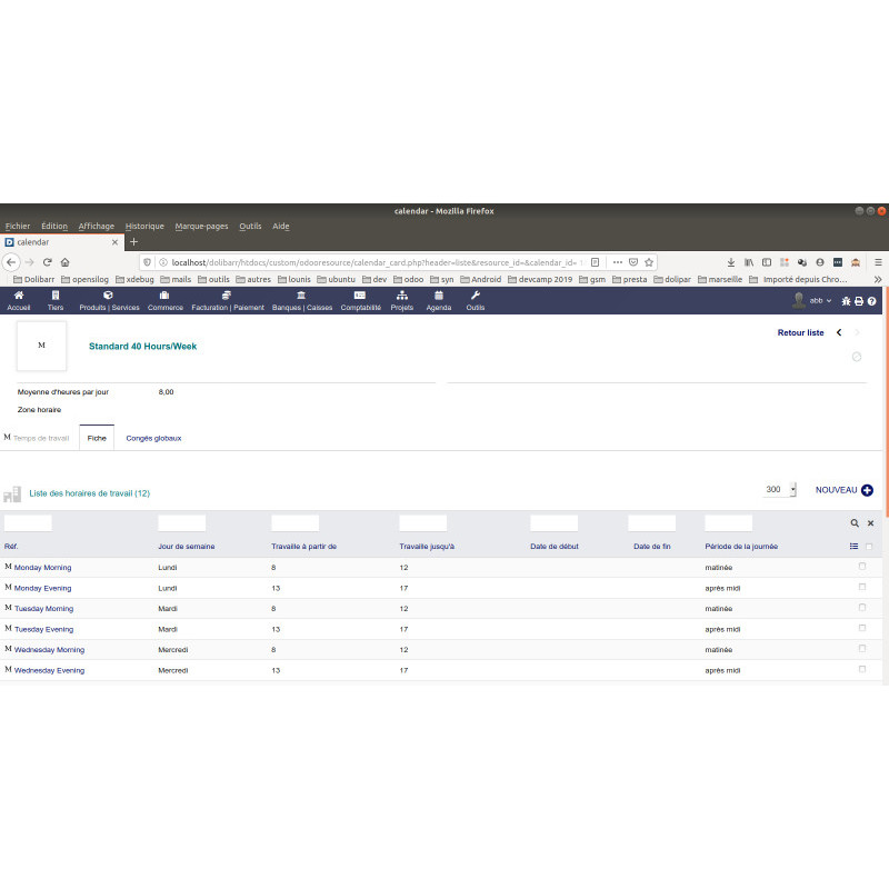Odoo resource